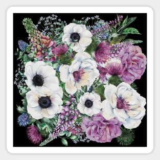 The biggest lovliest flower bouquet of the summer’s all flowers Magnet